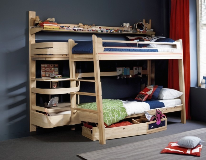 Contemporary Bunk Beds Perfect for Dubai Apartments